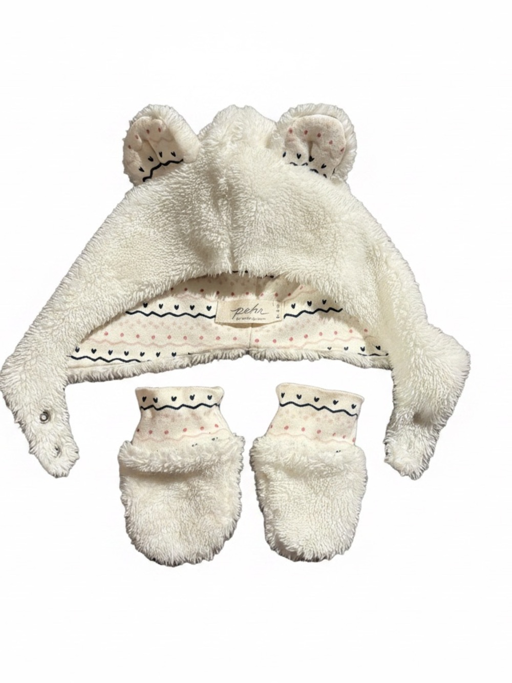 Pehr | Baby Hat and Mittens Set